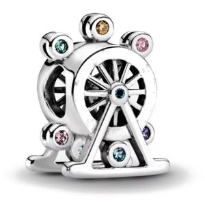 925 Sterling Silver Ferris Wheel Charm